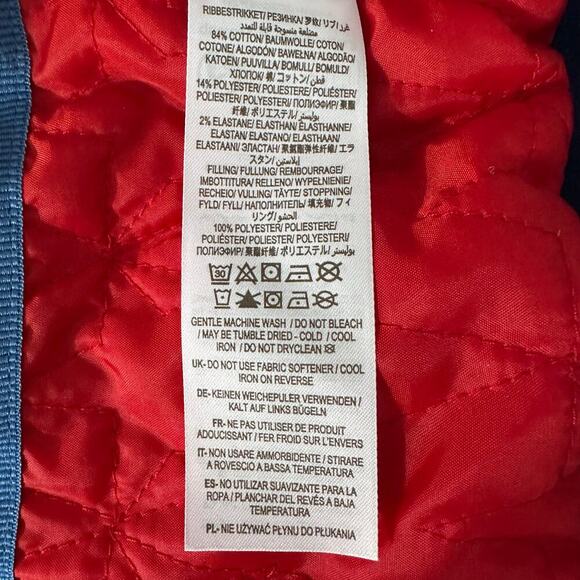 Kids Mini Boden Rainbow Striped Winter Puffer Sherpa | Rainbow | SZ 6-7Y - Picture 13 of 13